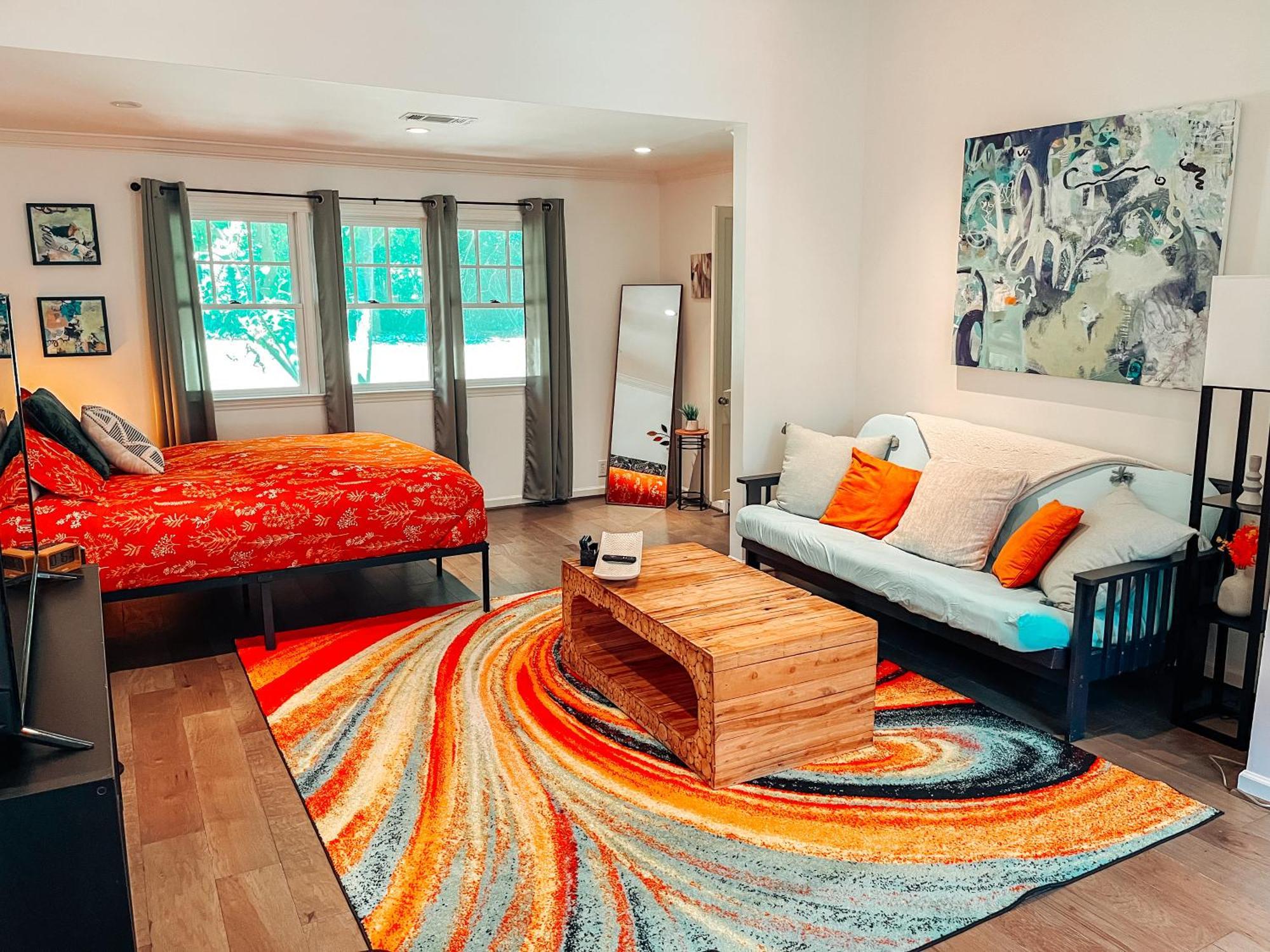 Cozy Guest House Studio Apartment Greensboro Exterior foto